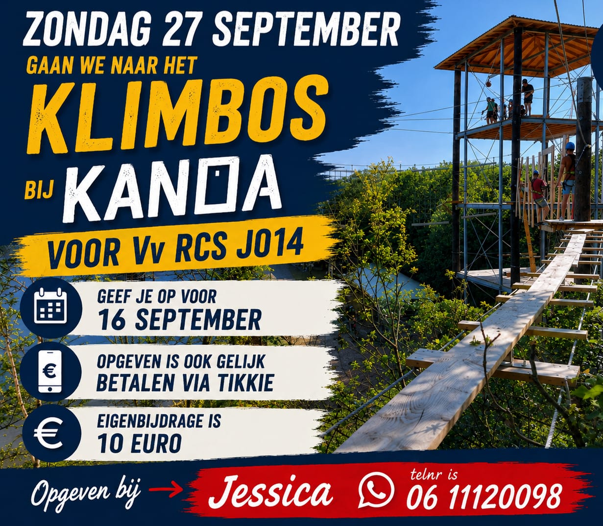 Activiteit voor JO14-teams