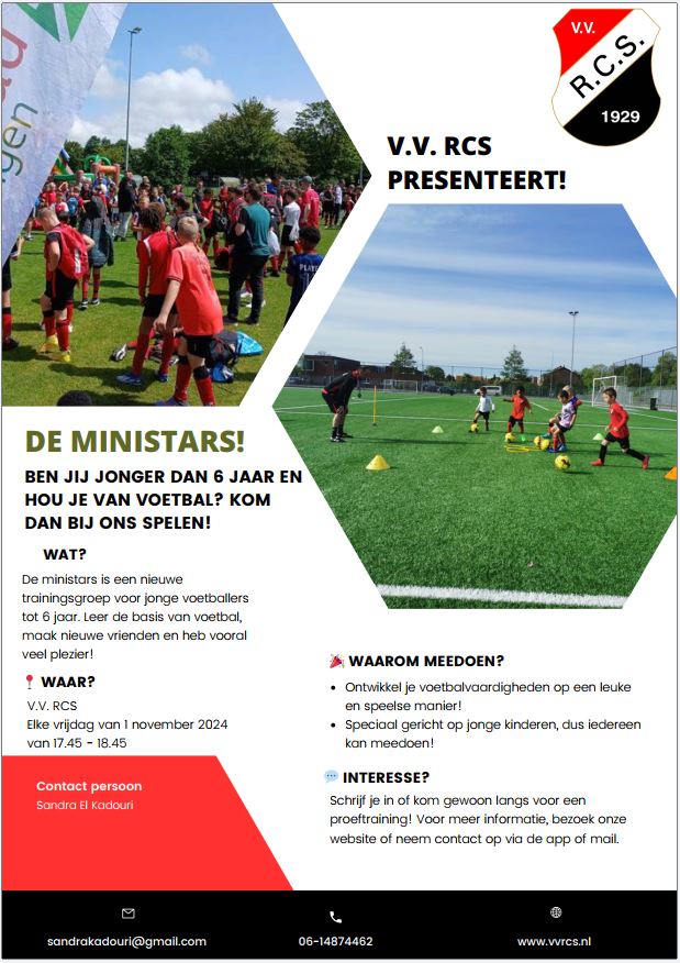 Ministars bij vv RCS!