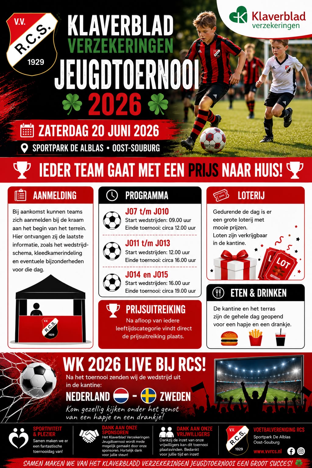 Klaverblad Verzekeringen Jeugdtoernooi 2026