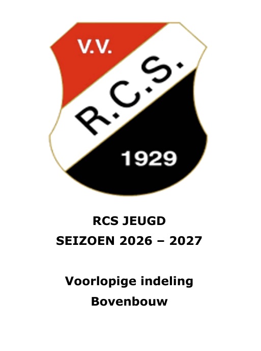 Voorlopige indeling bovenbouw
