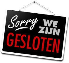 Velden gesloten tot 3 september